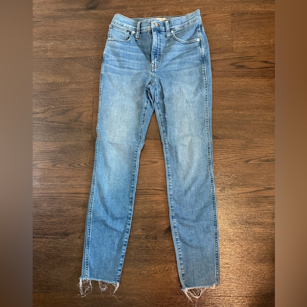 Madewell 10” High Rise Skinny Jeans Lightwash